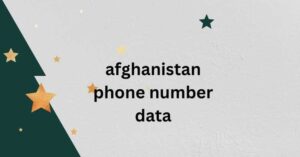 afghanistan phone number data