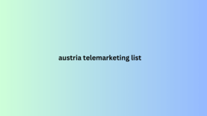 austria telemarketing list