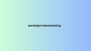 azerbaijan telemarketing