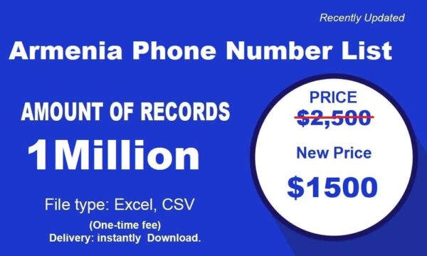 500K Test Armenia Phone Number Material