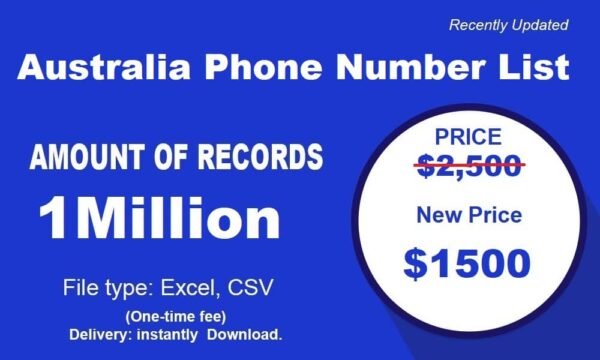 500K Australia Phone Number Material