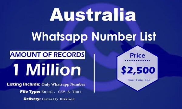 Australia Whatsapp Database 5 Million