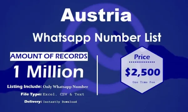 Austria Whatsapp Database 500K