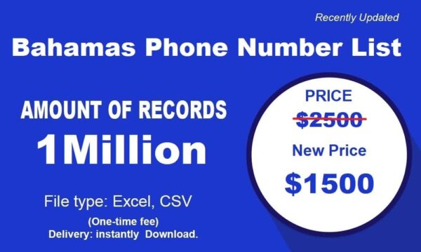 500K Test Bahamas Phone Number Material