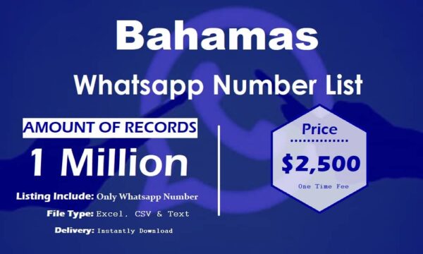 Bahamas Whatsapp Database 50K