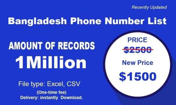 500K Test Bangladesh Phone Number Material