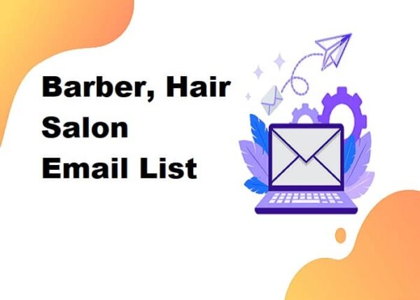 Barber, Hair Salon Email List