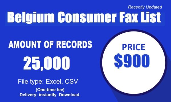 Belgium Consumer Fax List Trial