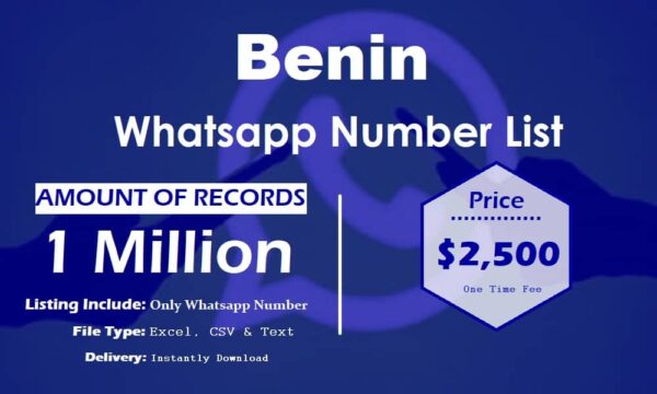 Benin Whatsapp Database 500K