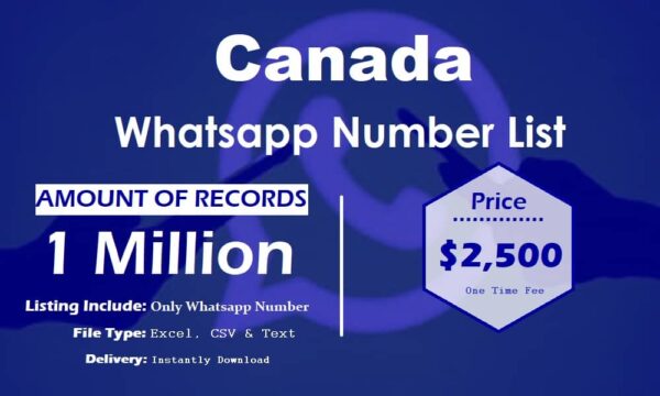 Canada Whatsapp Database 3 Million