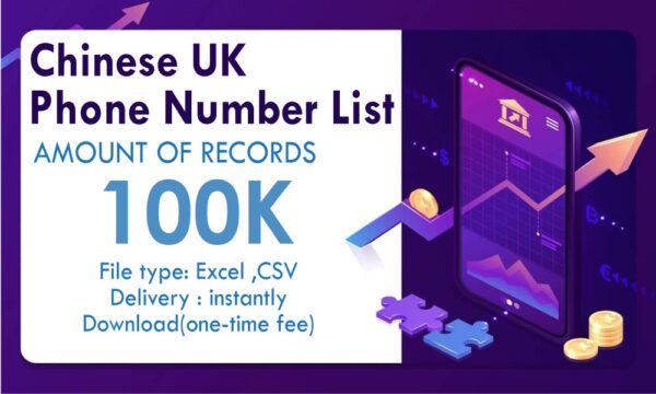 Chinese UK Phone Number Material Trail Order