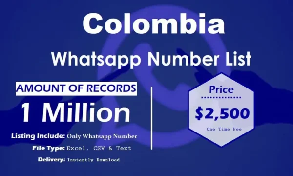 Colombia Whatsapp Database 100K