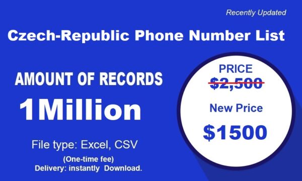 500K Test Czech-Republic Phone Number Material