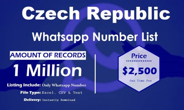 Czech Republic Whatsapp Database 3 Million