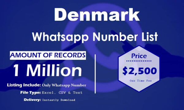 Denmark Whatsapp Database 3 Million