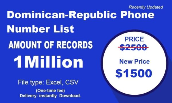 500K Test Dominican-Republic Phone Number Material