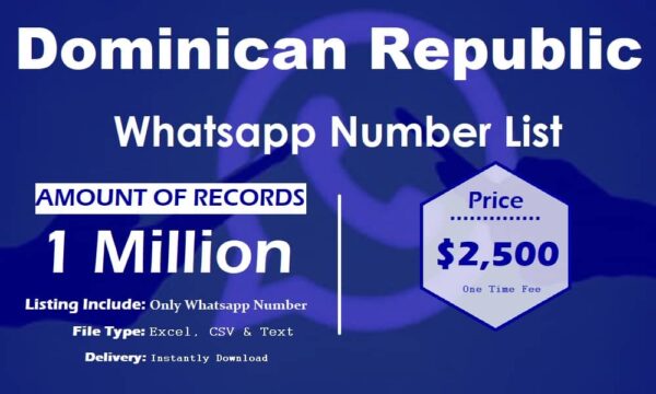 Dominican Republic Whatsapp Database 3 Million