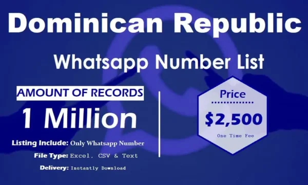 Dominican Republic Whatsapp Database Trial