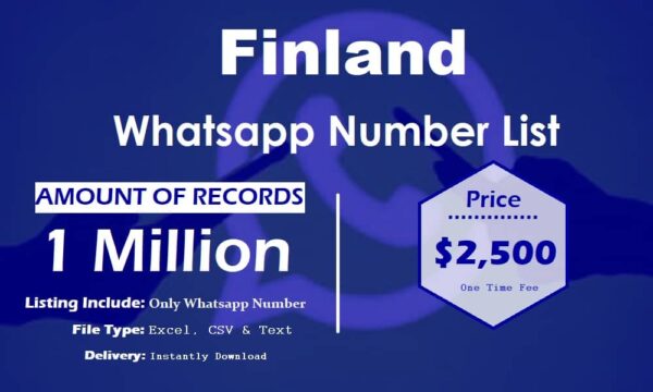 Finland Whatsapp Database 50K