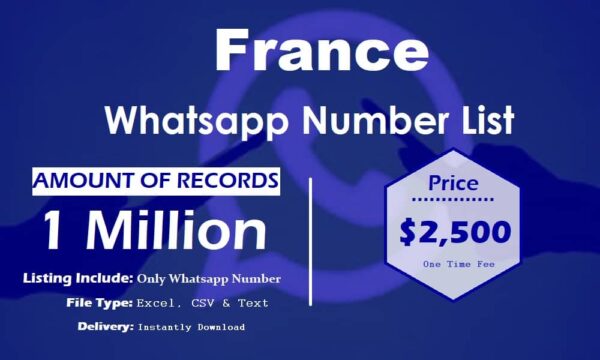 France Whatsapp Database 500K