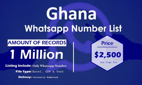 Ghana Whatsapp Database 50K