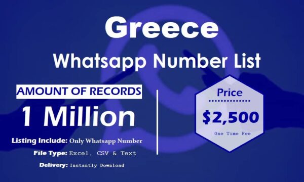 Greece Whatsapp Database 500K