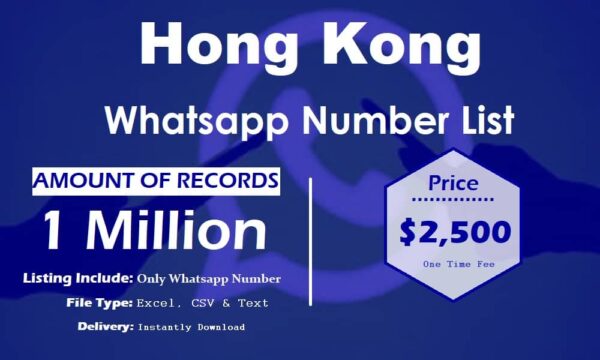 Hong Kong Whatsapp Database 100K