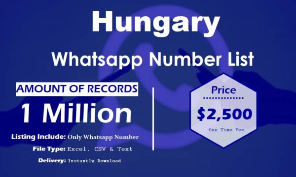 Hungary Whatsapp Database 1 Million