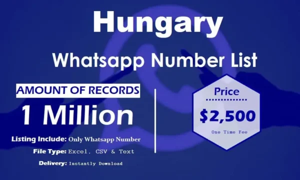 Hungary Whatsapp Database Trial