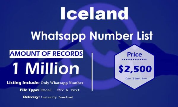 Iceland Whatsapp Database 500K