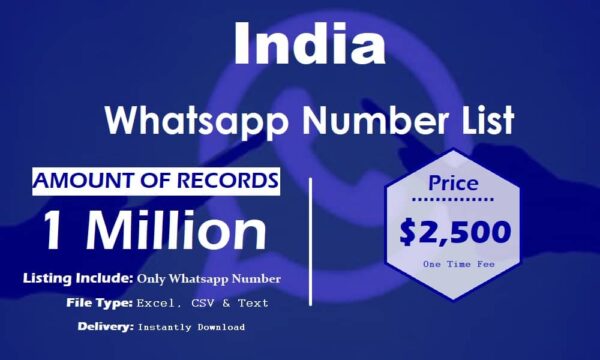 India Whatsapp Database 100K