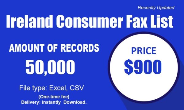 Ireland Consumer Fax List