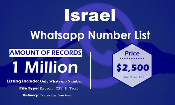 Israel Whatsapp Database 50K