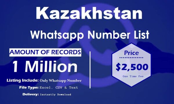 Kazakhstan Whatsapp Database Trial