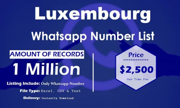 Luxembourg Whatsapp Database Trial