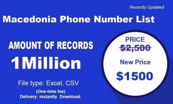 1 Million Full Macedonia Phone Number Material