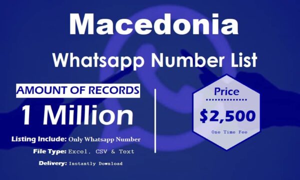 Macedonia Whatsapp Database 5 Million