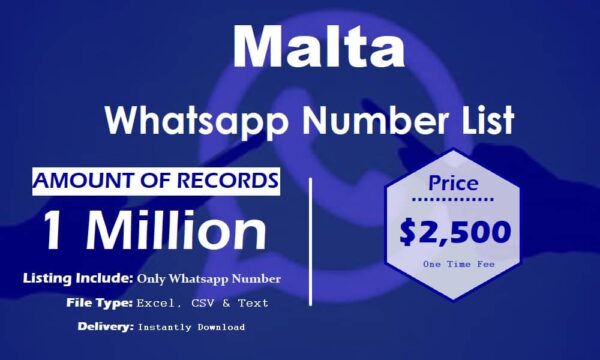 Malta Whatsapp Database 1 Million