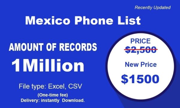 1 Million Full Mexico Phone Number Material