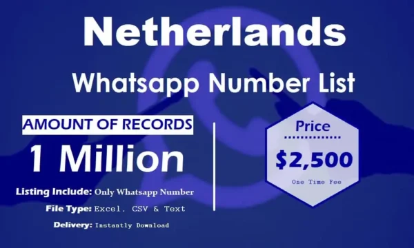 Netherlands Whatsapp Database 500K