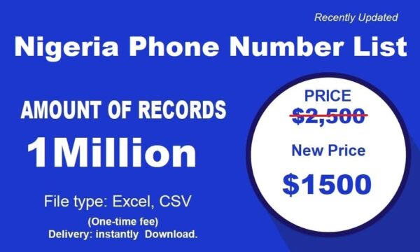 500K Test Nigeria Phone Number Material