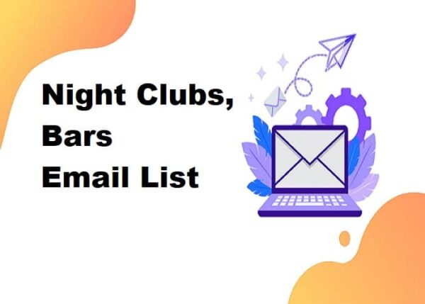 Night Clubs, Bars Email List