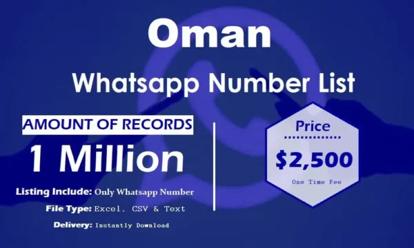 Oman Whatsapp Database 100K