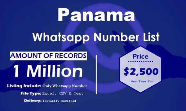 Panama Whatsapp Database 50K