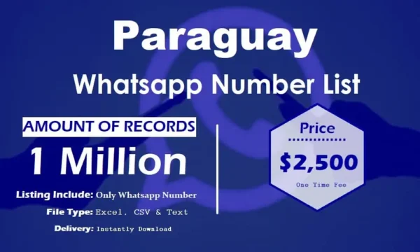 Paraguay Whatsapp Database 5 Million