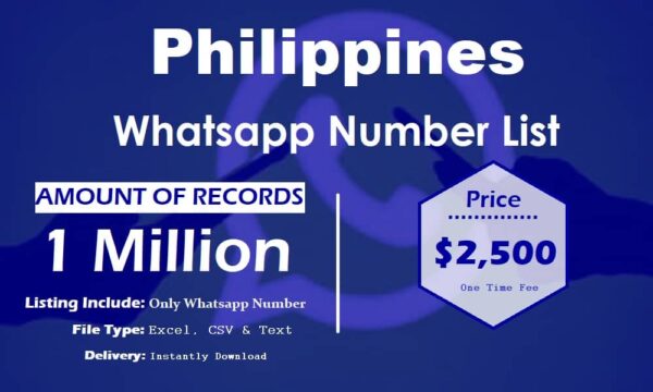 Philippines Whatsapp Database 1 Million