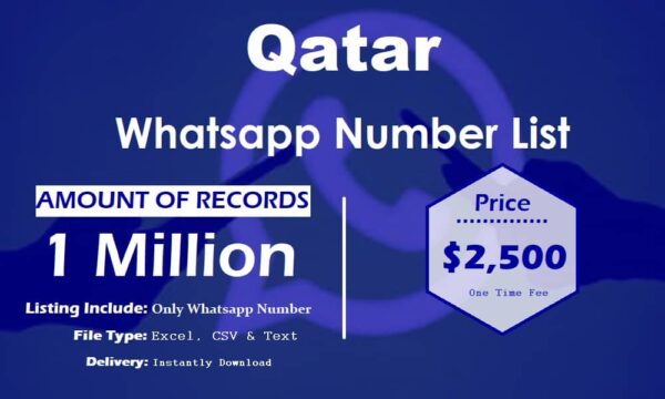 Qatar Whatsapp Database 50K