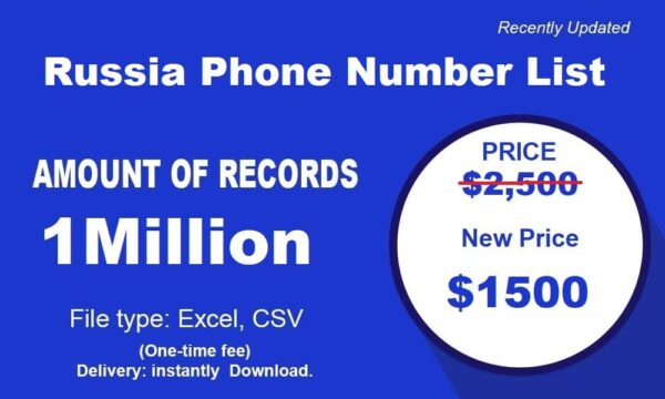 10K Russia Phone Number Material