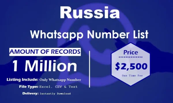 Russia Whatsapp Database 5 Million