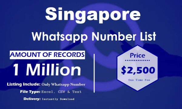 Singapore Whatsapp Database 50K